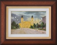 Lantos György Belvárosi fények 50x70